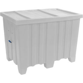 Forkliftable Plastic Bulk Shipping Container w/ Lid 45