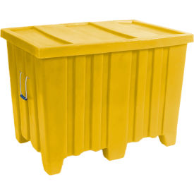 Forkliftable Plastic Bulk Shipping Container w/ Lid 45
