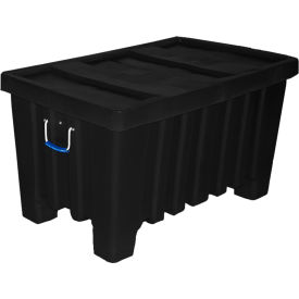 Forkliftable Plastic Bulk Shipping Container w/ Lid 43