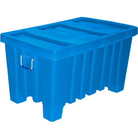 Forkliftable Plastic Bulk Shipping Container w/ Lid 43