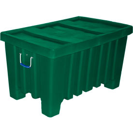 Forkliftable Plastic Bulk Shipping Container w/ Lid 43
