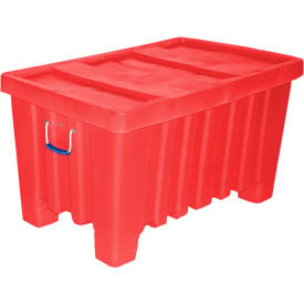 Forkliftable Plastic Bulk Shipping Container w/ Lid 43