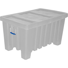 Forkliftable Plastic Bulk Shipping Container w/ Lid 43