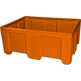 Forkliftable Plastic Bulk Shipping ContainerNo Lid49-1/2