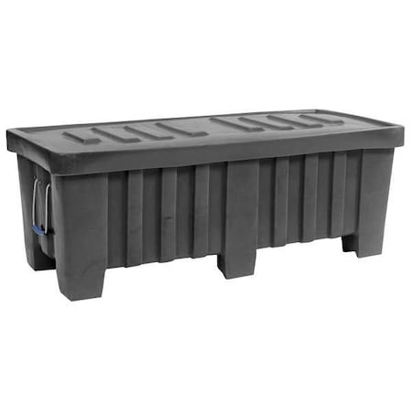 Bulk Container 18 cu ft Volume Cap., 44 in L, 44 in W, 23 in H, Plastic, Black MPN:MTG-2BLACK