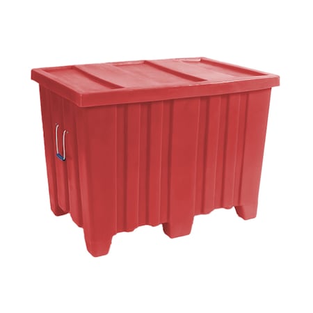 Bulk Ship Container, 16.5 cubic ft., 450lbs. capacity, RED MPN:MTR-1 RED