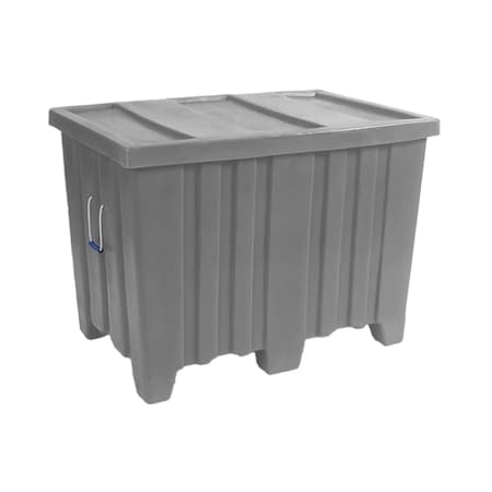 Bulk Ship Container, 16.5 cubic ft., 650lbs capacity, GRY MPN:MTR-2 GRAY