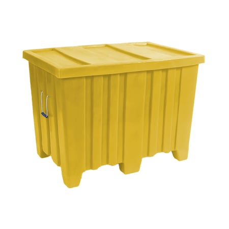 Bulk Ship Container, 16.5 cubic ft., 650lbs capacity, YLW MPN:MTR-2 YELLOW