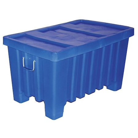 Bulk Container 8.7 cu ft Volume Cap., 43 in L, 26 1/2 in W, 24 in H, Plastic, Black MPN:MTW-1BLACK