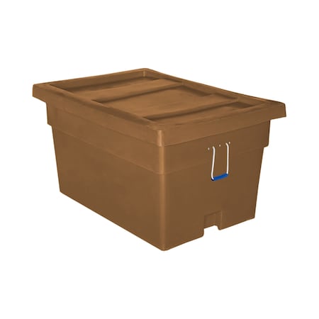 Bulk Ship Container, 24 cubic ft., 550lb. capacity, BRN MPN:MTX-1 BROWN