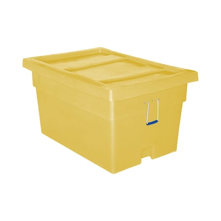 Bulk Ship Container, 24 cubic ft., 550lb. capacity, YLW MPN:MTX-1 YELLOW