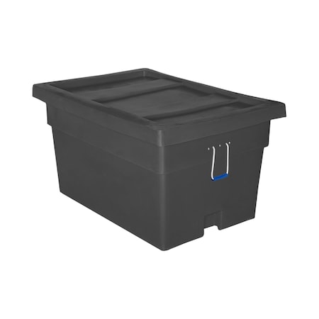Bulk Ship Container, 24 cubic ft., 650lb. capacity, BLK MPN:MTX-2 BLACK