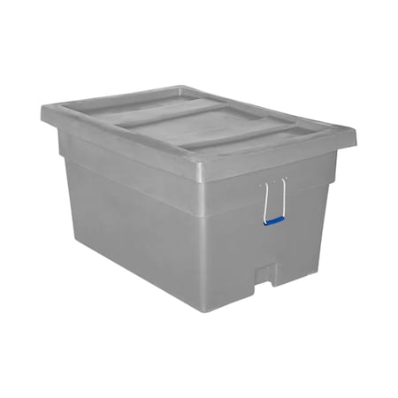 Bulk Ship Container, 24 cubic ft., 650lb. capacity, GRY MPN:MTX-2 GRAY