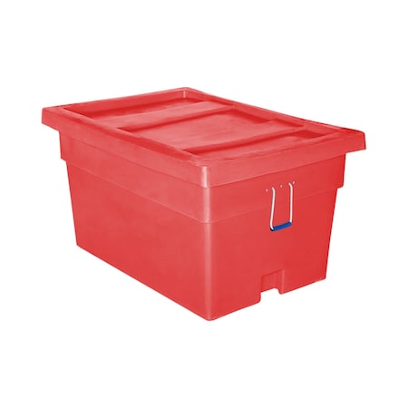 Bulk Ship Container, 24 cubic ft., 650lb. capacity, RED MPN:MTX-2 RED