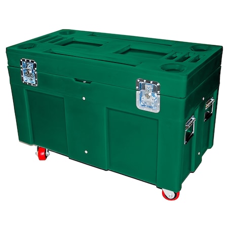 Road Case, 10 cubic ft., 850lb. capacity, GRN MPN:RC-4524H4 GREEN