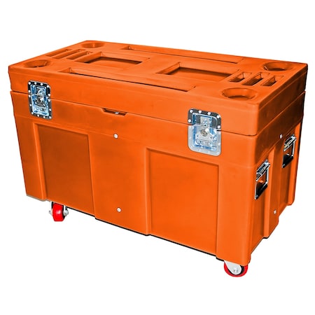 Road Case, 10 cubic ft., 850lb. capacity, ORG MPN:RC-4524H4 OR