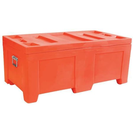 Bulk Container 16.5 cu ft Volume Cap., 55 in L, 30 in W, 24 in H, Plastic, Orange MPN:S0-5524-2ORANGE