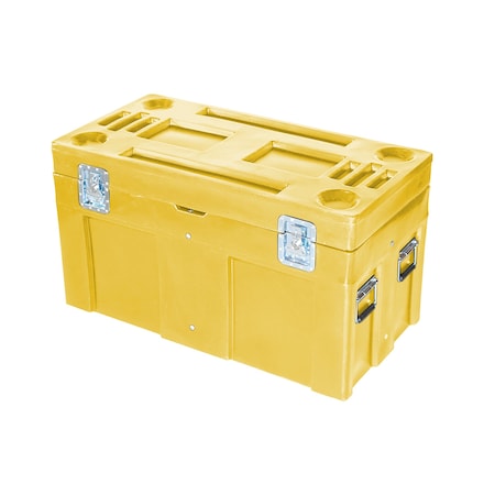 Bulk Ship Container, 10 cubic ft., 650lb. capacity, YLW MPN:SC-4524-1 YELLOW