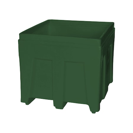 Bulk Ship Container, 14.5 cubic ft., weight capacity 800 lbs, Green MPN:SO-3626 GREEN