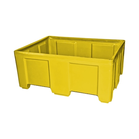 Stack Only Bulk Ship Container, 650lb. capacity, YLW MPN:SO-5038-1 YELLOW