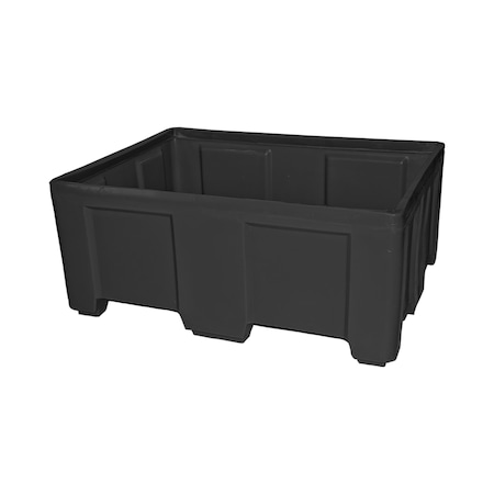 Stack Only Bulk Ship Container, 800lb. capacity, BLK MPN:SO-5038-2 BLACK