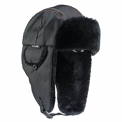 Winter Hat with Chin Strap S/M Black MPN:6802