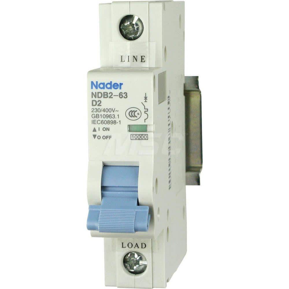 Circuit Breakers, Circuit Breaker Type: C60SP - Supplementary Protection , Tripping Mechanism: Thermal-Magnetic  MPN:NDB2-63D2-1