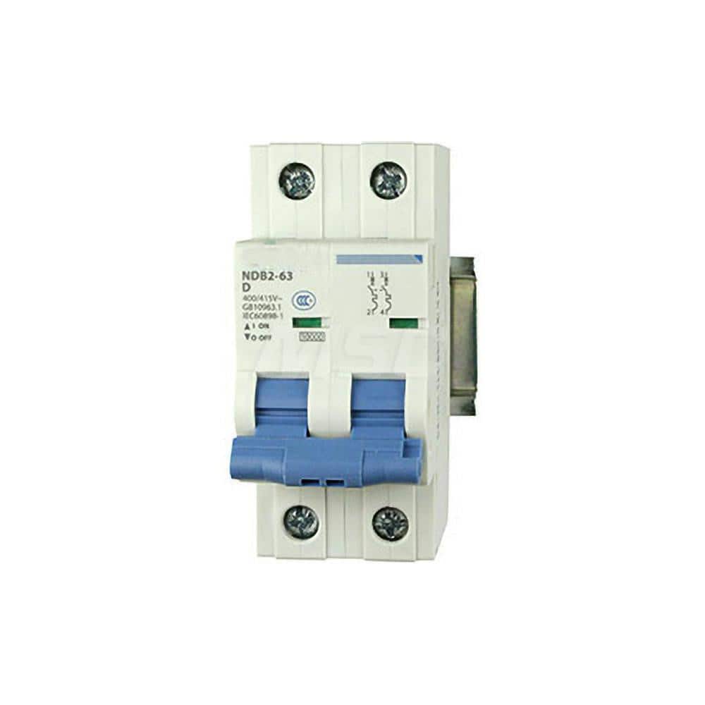 Circuit Breakers, Circuit Breaker Type: C60SP - Supplementary Protection , Tripping Mechanism: Thermal-Magnetic  MPN:NDB2-63D2-2