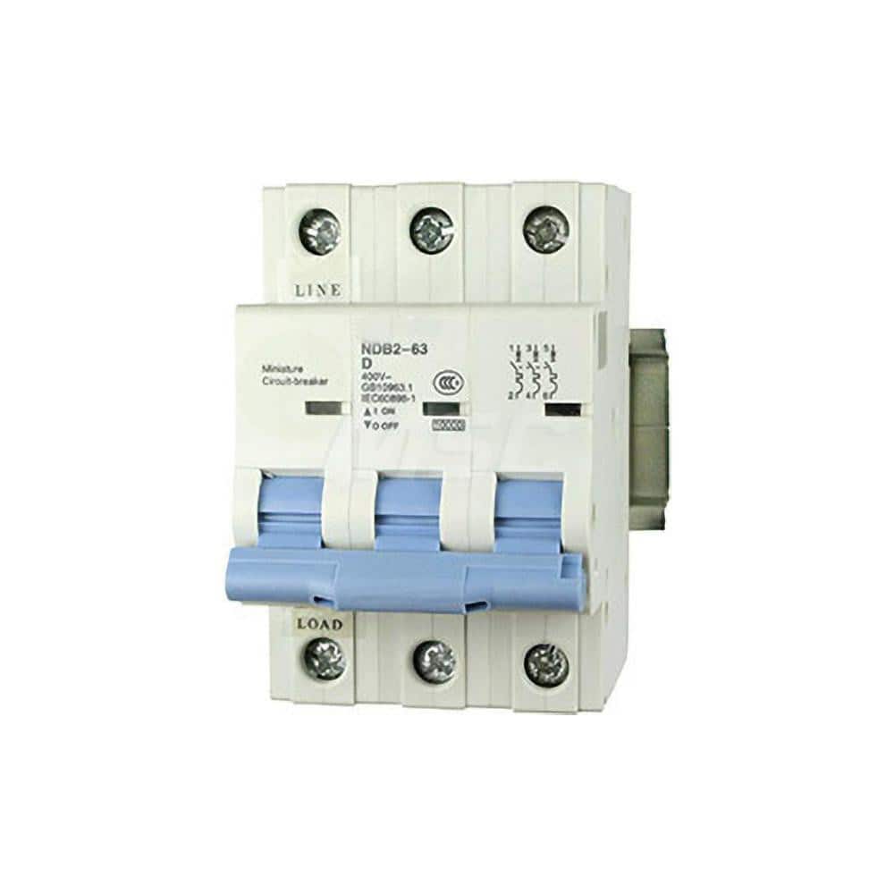 Circuit Breakers, Circuit Breaker Type: C60SP - Supplementary Protection , Tripping Mechanism: Thermal-Magnetic  MPN:NDB2-63D2-3