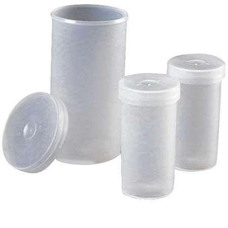 Sample Vial, 35.6 mm H, LDPE, Natural, PK12 MPN:6250-0012