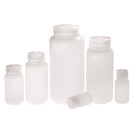 Sampling Bottle, HDPE, 83 mm H, PK1000 MPN:PLA-03169
