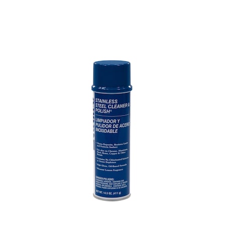 Stainless Steel Cleaner, 15 oz. Aerosol, PK12 MPN:2013