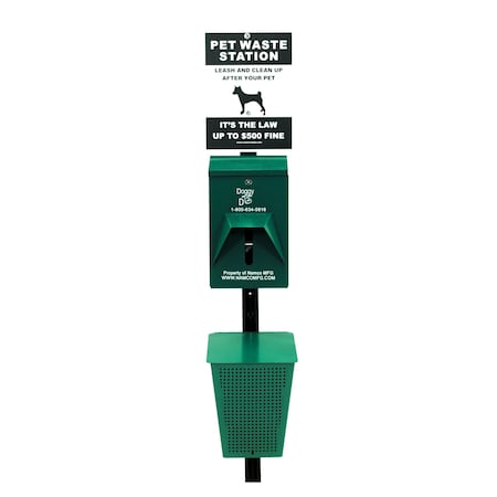 Doggy Do Pet Waste Station Complete, Pole Not Included MPN:2129
