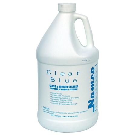 Liquid Glass Cleaner, Clear, Blue, Jug, 4 PK MPN:5026-1