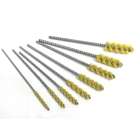 Thread Deburring Brush Kit, 8 Pcs, Inch MPN:85AYTDKIT
