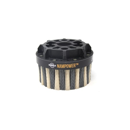 NAMPOWER ADD10038120 Abrasive Disc Brush, Dot Style, 100mm Diameter, 38mm Trim, 120 Grit MPN:ADD10038120