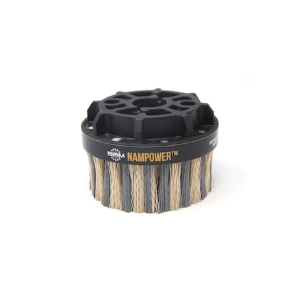 NAMPOWER ADD10038320 Abrasive Disc Brush, Dot Style, 100mm Diameter, 38mm Trim, 320 Grit MPN:ADD10038320
