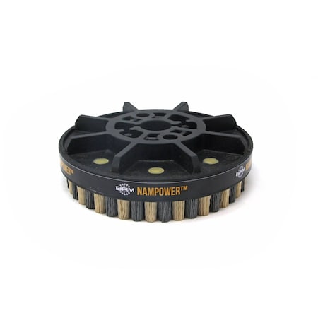 NAMPOWER ADD15018120 Abrasive Disc Brush, Dot Style, 150mm Diameter, 18mm Trim, 120 Grit MPN:ADD15018120