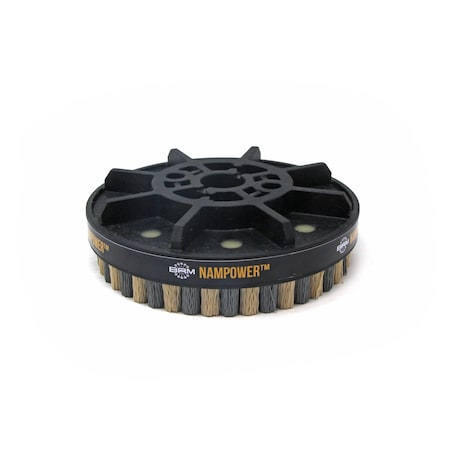 NAMPOWER ADD15018320 Abrasive Disc Brush, Dot Style, 150mm Diameter, 18mm Trim, 320 Grit MPN:ADD15018320