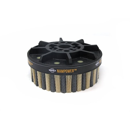 NAMPOWER ADD15038180 Abrasive Disc Brush, Dot Style, 150mm Diameter, 38mm Trim, 180 Grit MPN:ADD15038180