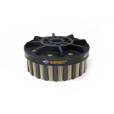 NAMPOWER ADD1503880 Abrasive Disc Brush, Dot Style, 150mm Diameter, 38mm Trim, 80 Grit MPN:ADD1503880