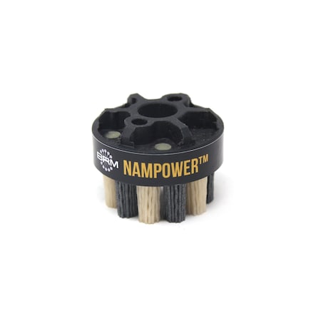 NAMPOWER ADD5018120 Abrasive Disc Brush, Dot Style, 50mm Diameter, 18mm Trim, 120 Grit MPN:ADD5018120