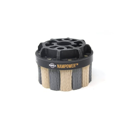 NAMPOWER ADT10038320 Abrasive Disc Brush, Turbine Style, 100mm Diameter, 38mm Trim, 320 Grit MPN:ADT10038320
