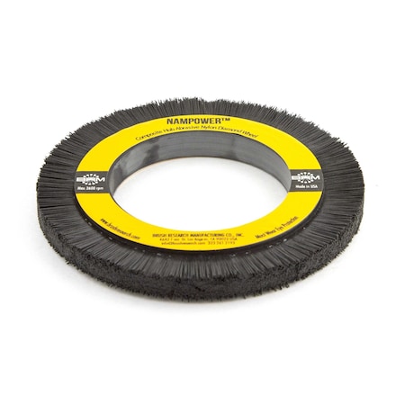 DW200X10X600 NAMPOWER Diamond Wheel Brush, 200mm Diameter, 600 Grit, 3.25