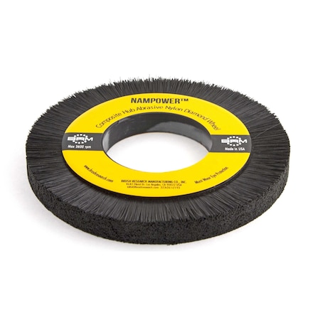 DW200X15X600 NAMPOWER Diamond Wheel Brush, 200mm Diameter, 600 Grit, 3.25