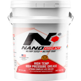 Nano Pro MT® Lithium Complex #2 Red Grease GCLB Rated 5 Gallon Pail NDTLC35GR