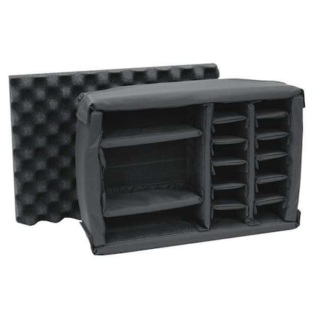 Padded Divider Set, Black, 4 in, 17 in MPN:925-DIVI