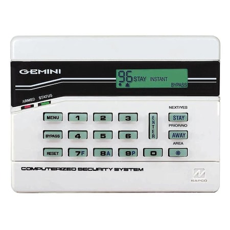 Intrusion System Keypads, 5-7/8