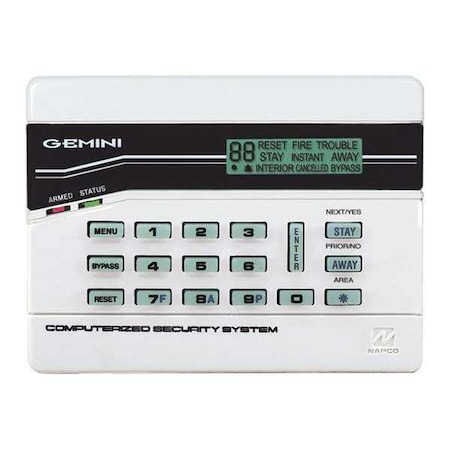 Intrusion System Keypads, 5-7/8