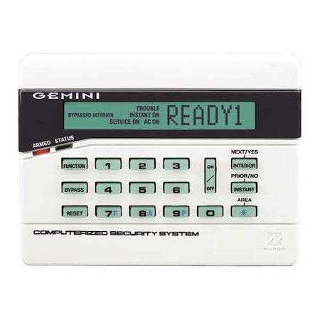 Intrusion System Keypads, 5-7/8